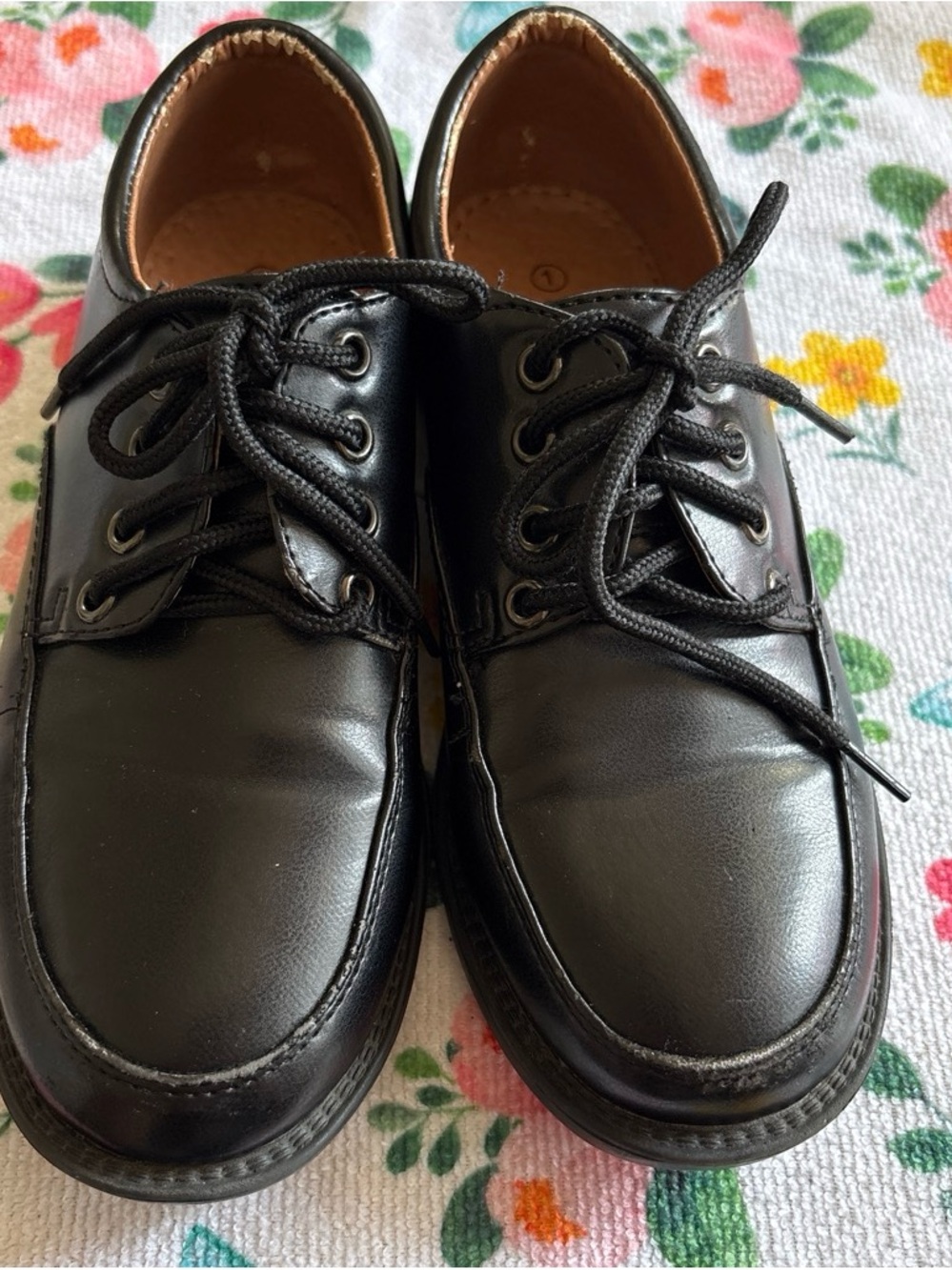 Men's Classic Black Lace-Up Dress Shoes